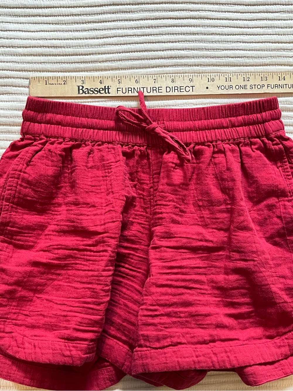 Pact Organic Coastal Double Gauze Curved Hem Short - Picture 8 of 9